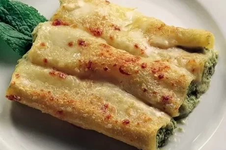 Crespelle alla piacentina o cannelloni alla piacentina