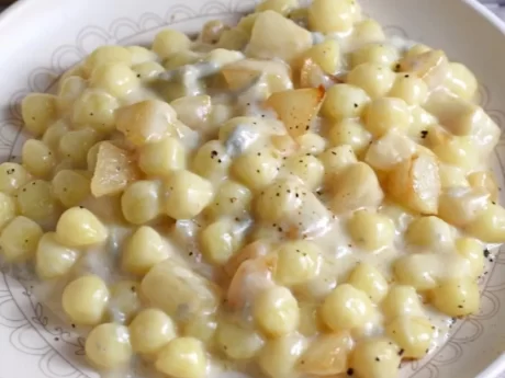 Gnocchi gorgonzola e pere
